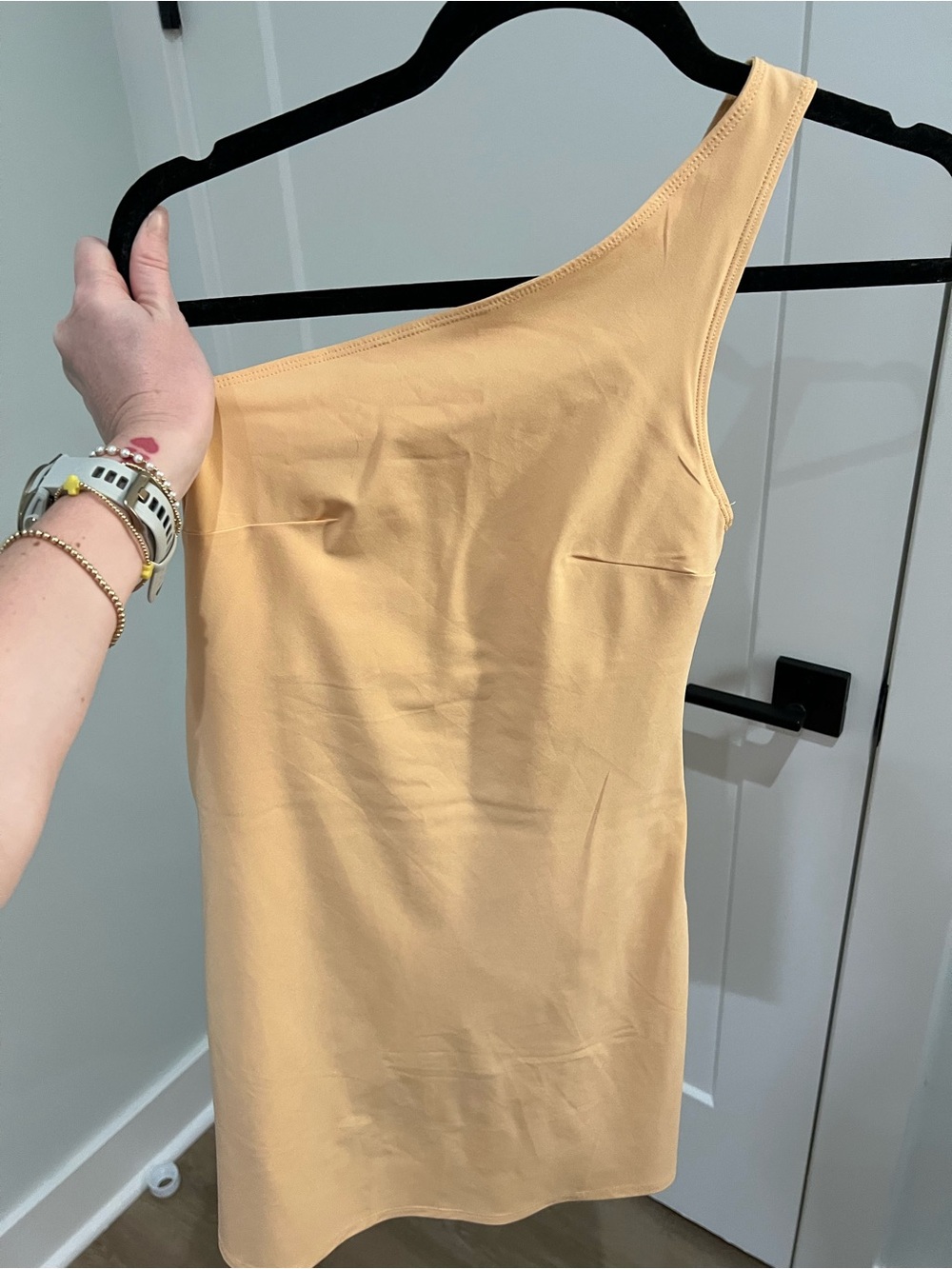 Abercrombie One-Shoulder Traveler Mini Dress